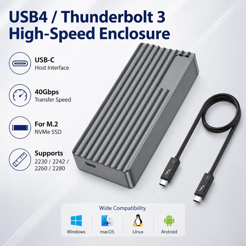 TBT3/USB4 M.2 NVMe SSD-Gehäuse – Nvme Ssd Bewertung und Preis